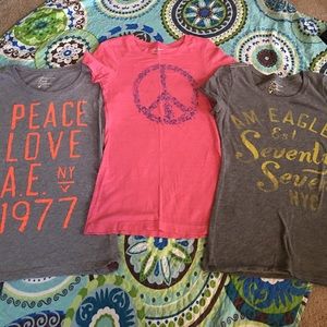 American Eagle tees