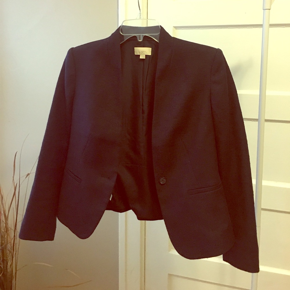 LOFT navy blazer