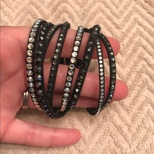 Swarovski black bracelet