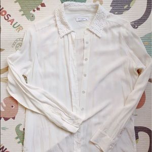 Equipment white button up