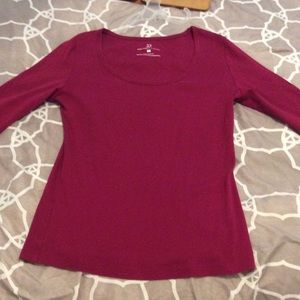 New York & Company Magenta Top, Sz. M