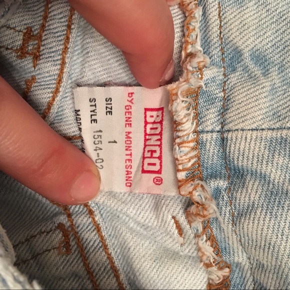 Hard Find😎Vintage Bongo Jean shorts size 1 - Picture 7 of 7
