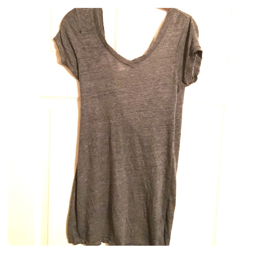 Cross Cross Back Long Tee
