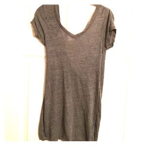 Cross Cross Back Long Tee