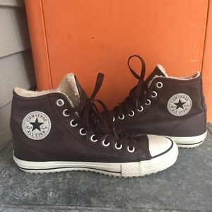 Converse Fur Lined High Tops