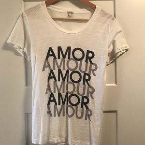 Small J Crew printed tee