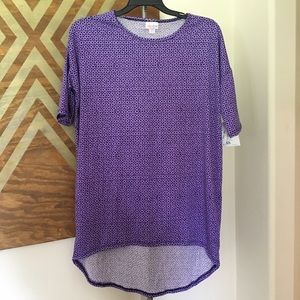 Lularoe Purple Irma NWT XXS