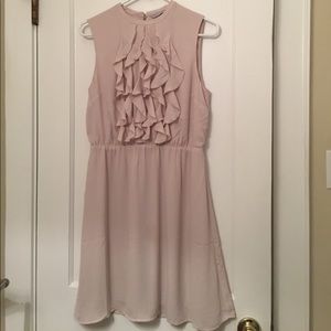 H&M blush polyester dress