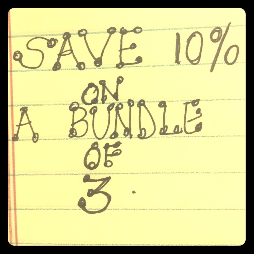 Bundle 3 items to SAVE 10%