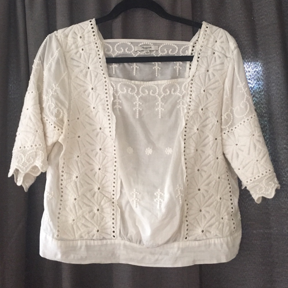 Madewell Embroidered Top