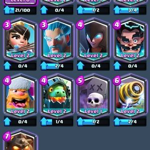 Level 11 Clash Royal account.  All legendaries