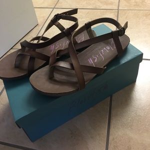 Brown sandals