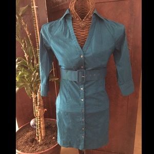 EXPRESS - Long sleeve shirt dress