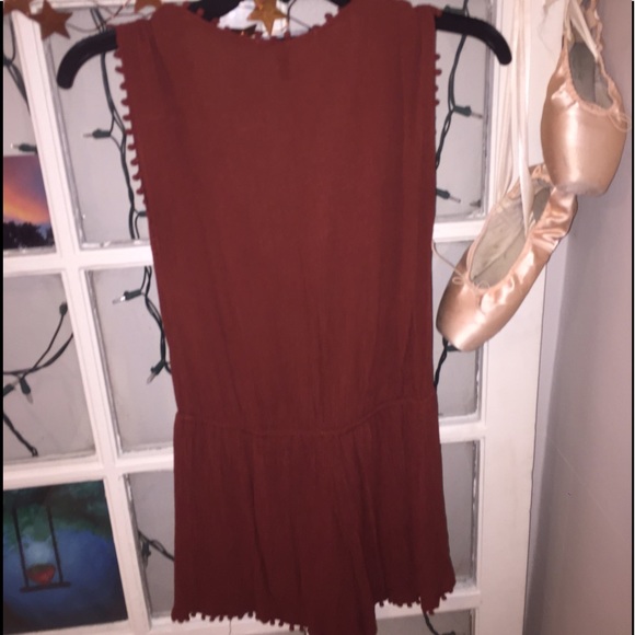 Forever 21 Maroon Romper - Picture 3 of 3