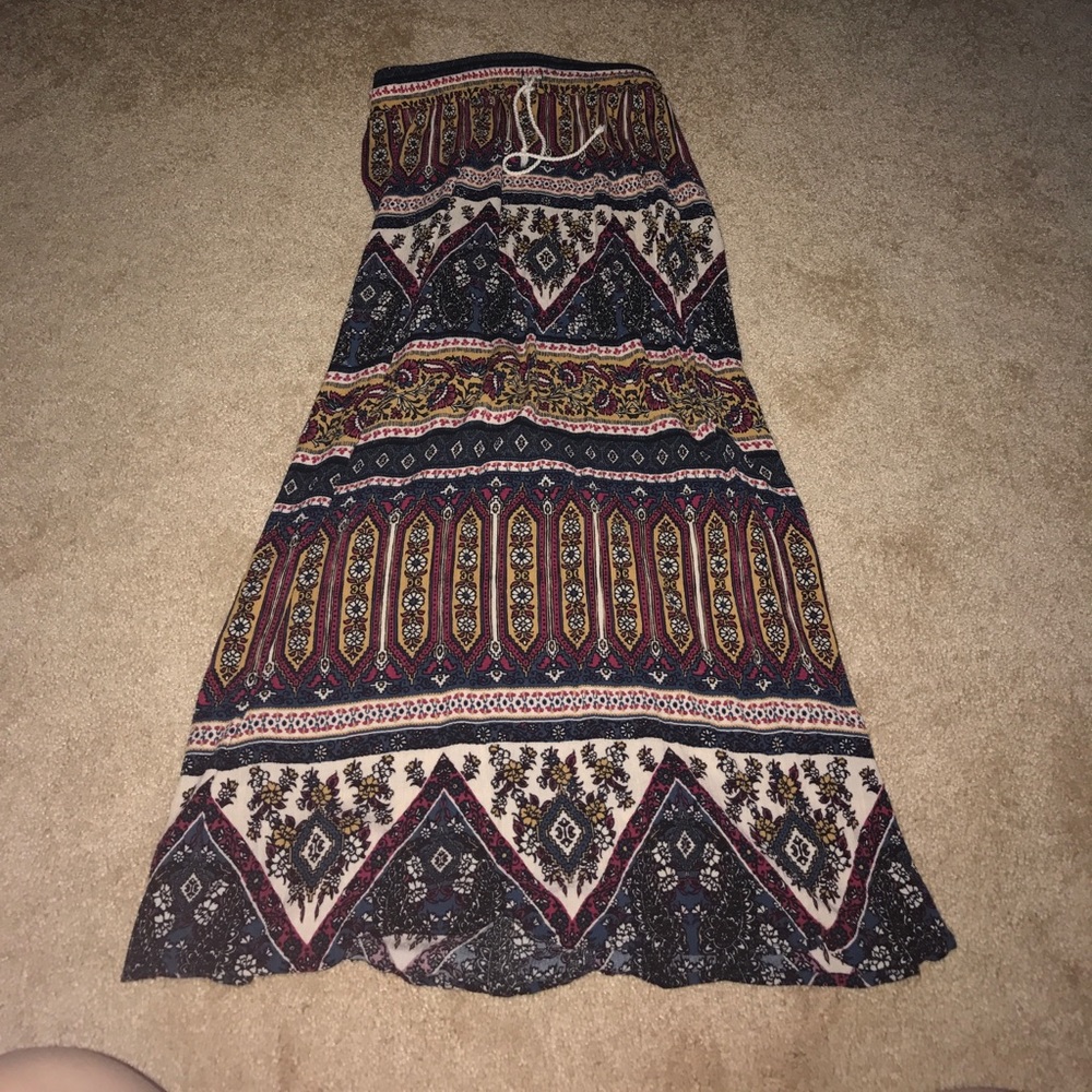 Pacsun tribal maxi skirt