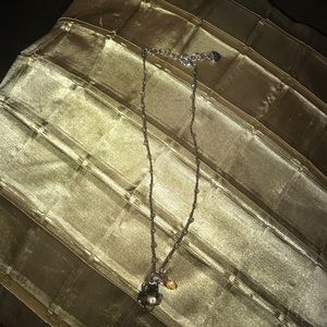 Brighton brown cross necklace