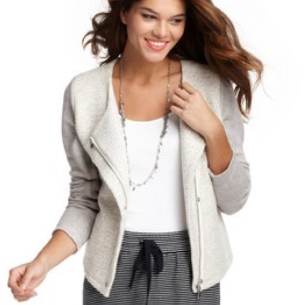 LOWEST Ann Taylor LOFT cream two-tone cotton