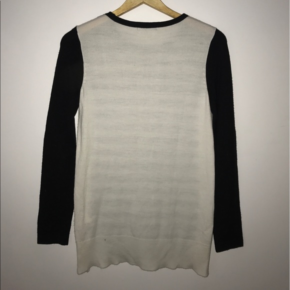 Black/White Stripe Sweater - Picture 2 of 2