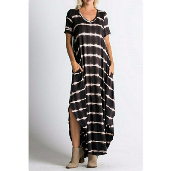 HP PICK NWT MAXI TIE DYE DRESS - Picture 2 of 3