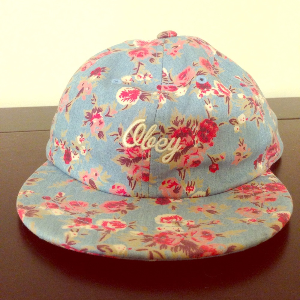 OBEY Floral Baseball Cap