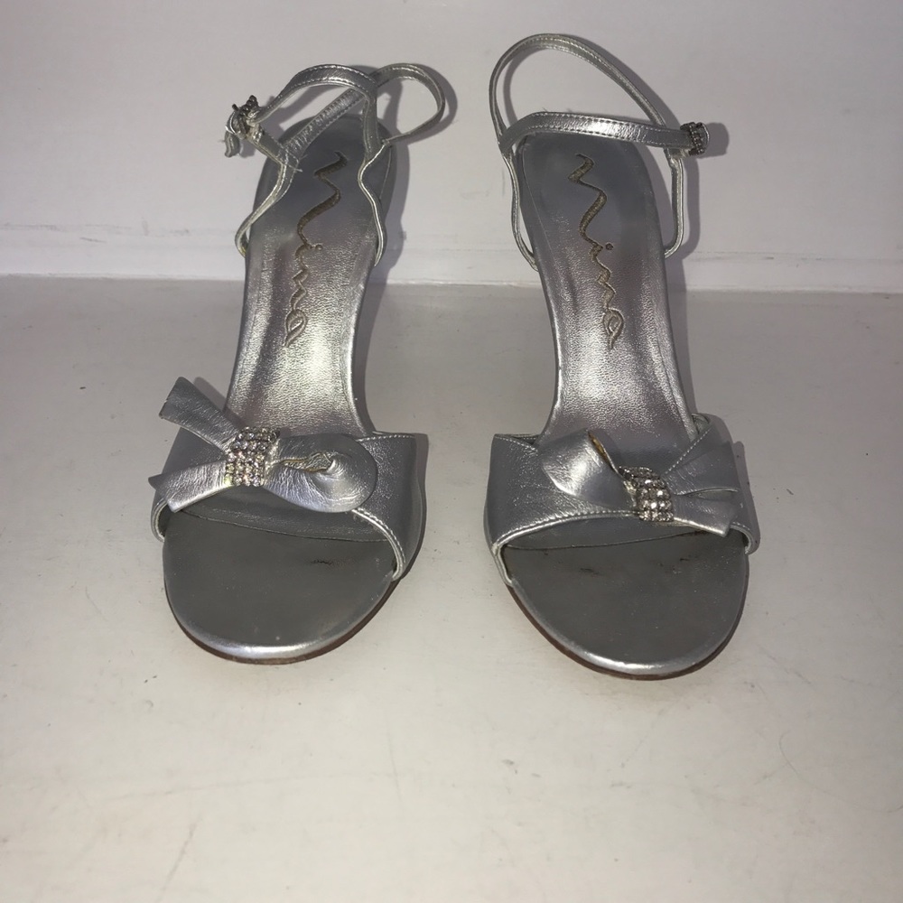 Carle Evening Silver Formal Shoes