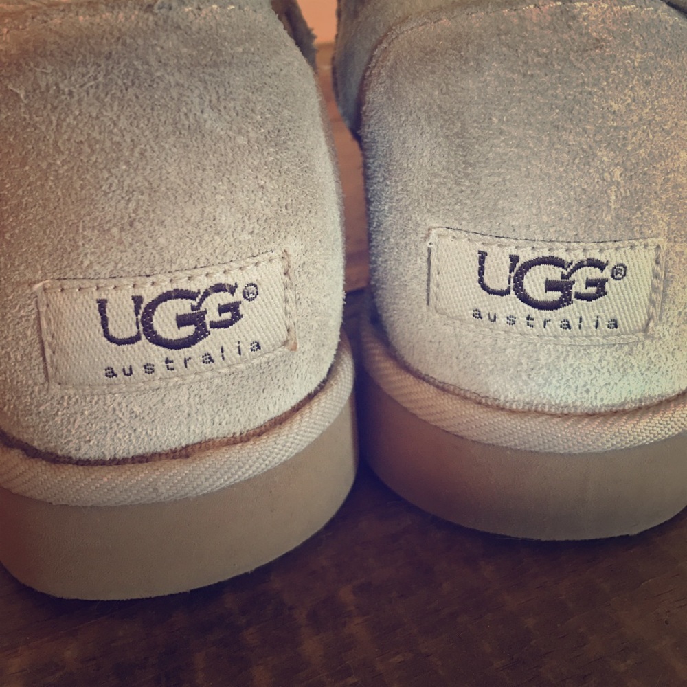 UGG Sand Color Short Winter Boots