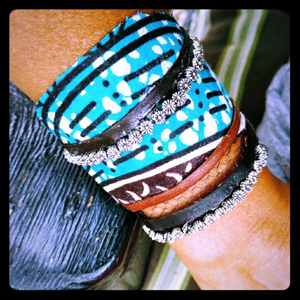 BanglesGirl Summer Cuff Bracelet