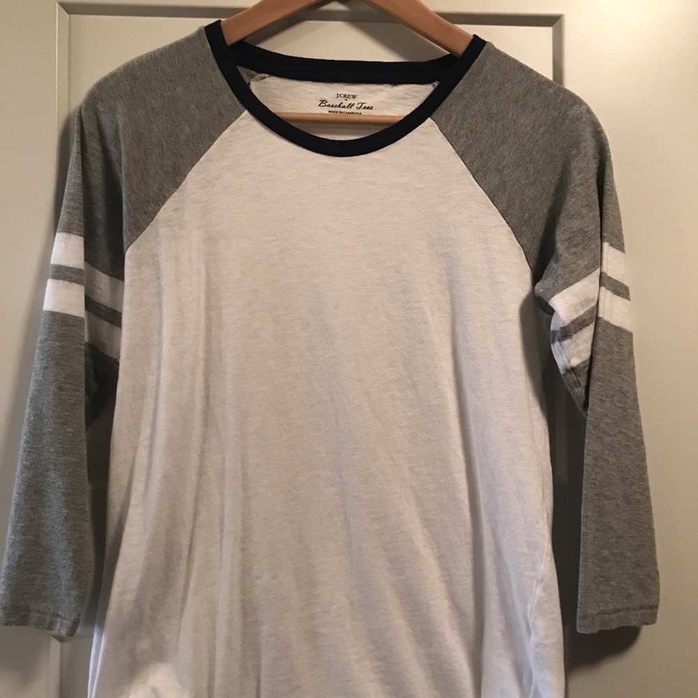 Small J Crew baseball tee