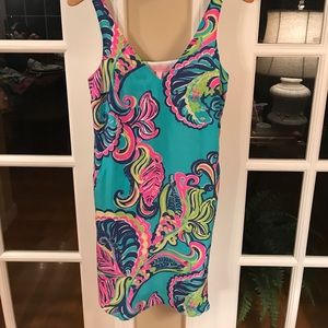 EUC Lilly Pulitzer Bailey silk dress size XS
