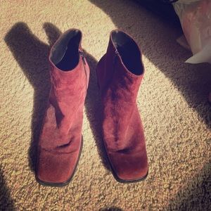 Vintage Suede Boots