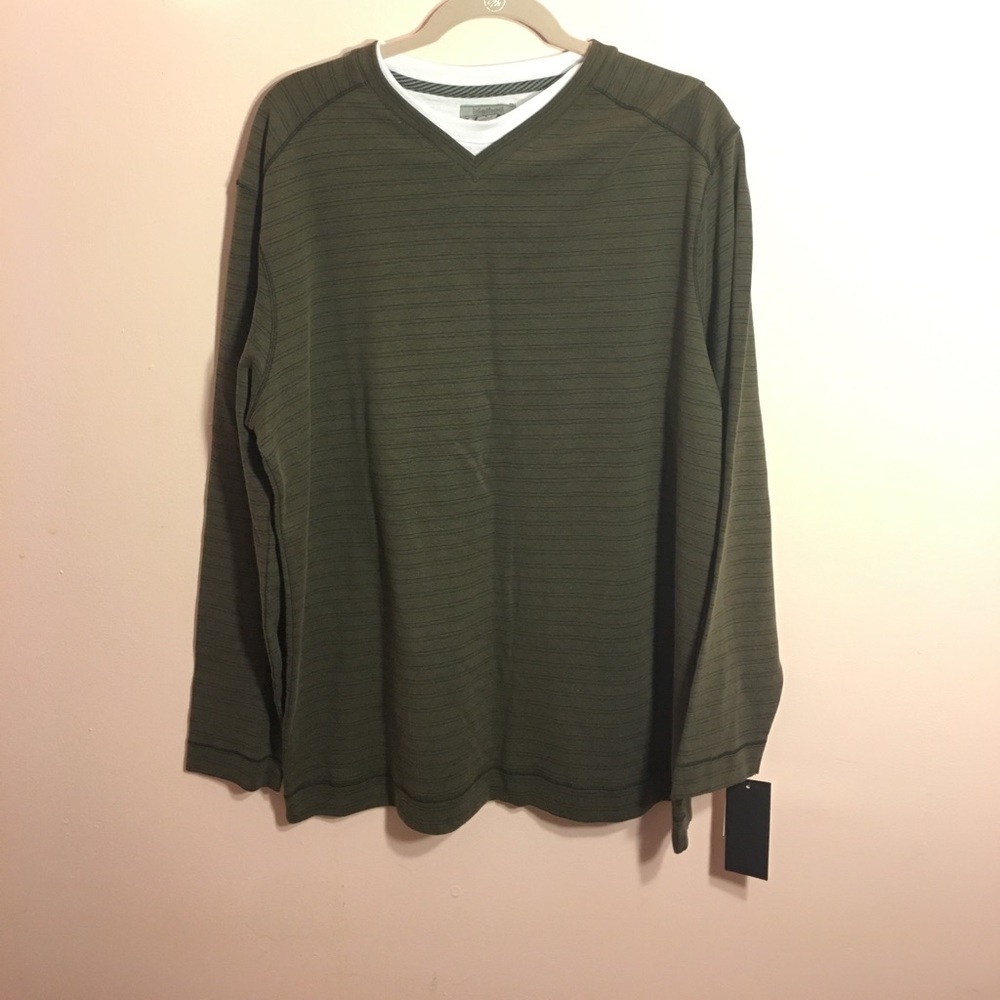 Green Striped Method Sweater