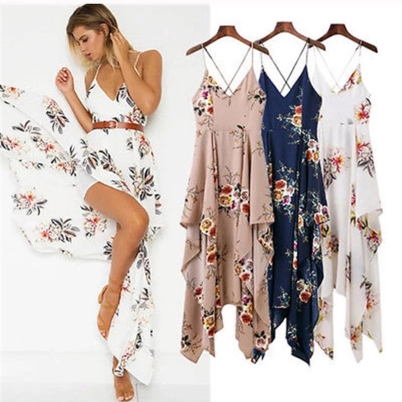 🌷 Floral Boho Maxi Dress - Picture 2 of 8