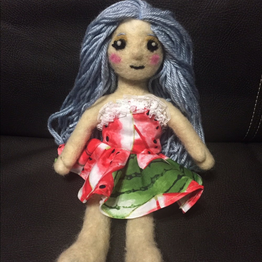 Custom needle felted doll *do not buy this listing