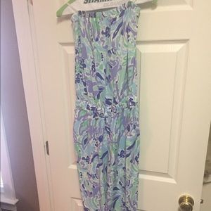 Lilly Pulitzer emiko strapless jumpsuit