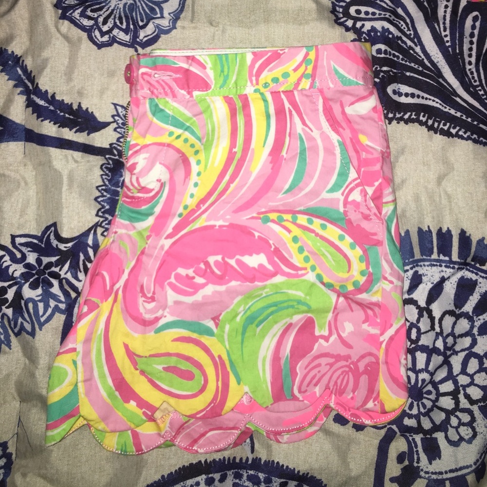 Scalloped Lilly Pulitzer Shorts