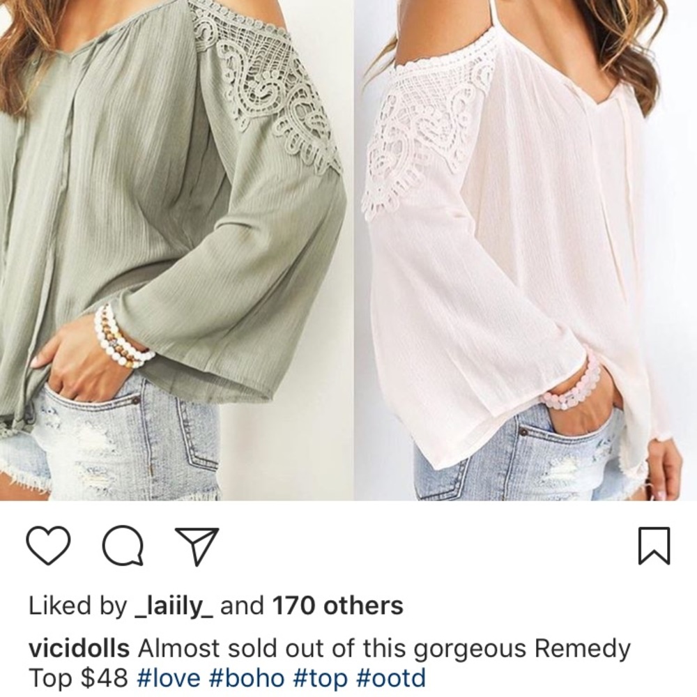 Cold Shoulder Blouse - image 5