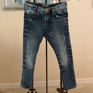 Boys distressed denim