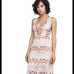 BCBG Chevron Stripe Lace Dress Size 0