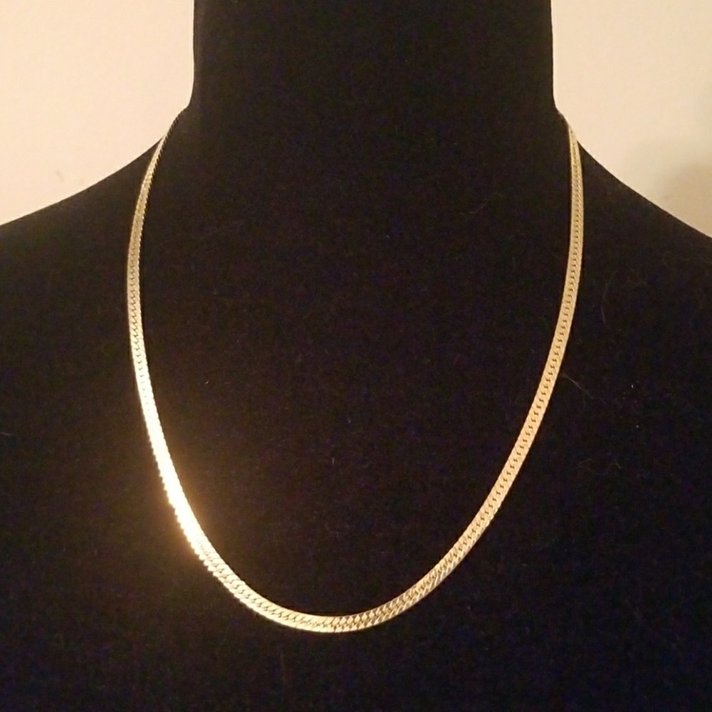 20" 14K Gold Men's Herringbone Chain