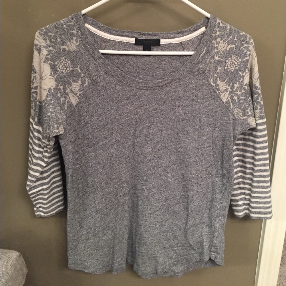 J crew 3/4 sleeve knit