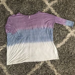 Small PinkBlush Maternity Tie Dye Shirt