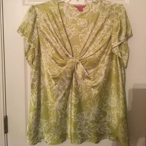 2X Silky Floral Top