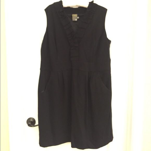 Plus Size 16W Taylor Black Dress with Pockets - Picture 1 of 8