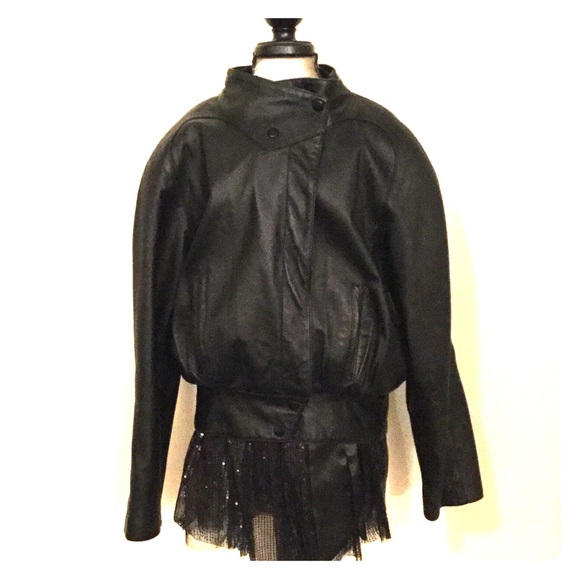 🚨LEATHER JACKET- VINTAGE🚨 - Picture 4 of 6
