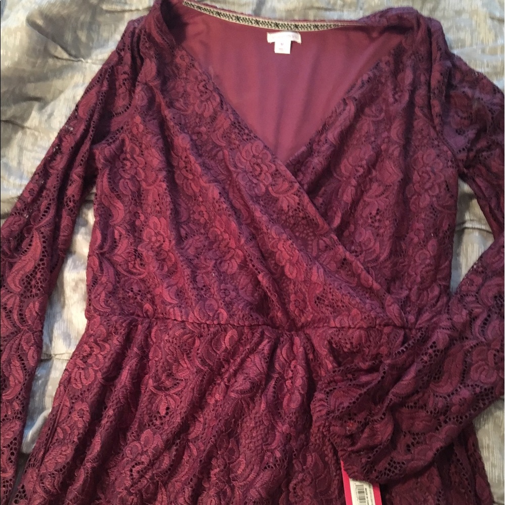 Mossimo retro lace floral romper