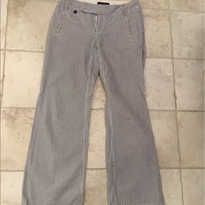 Banana Republic Seersucker wide leg summer pant