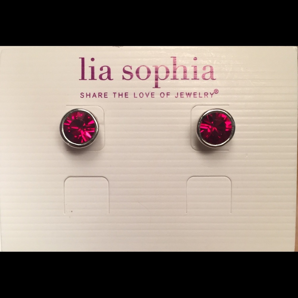 Lia Sophia retired birthday party July earrings