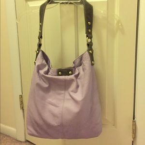 Light purple leather Latico handbag