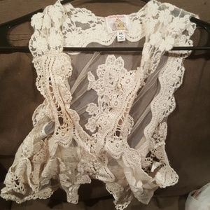 Lace crop top