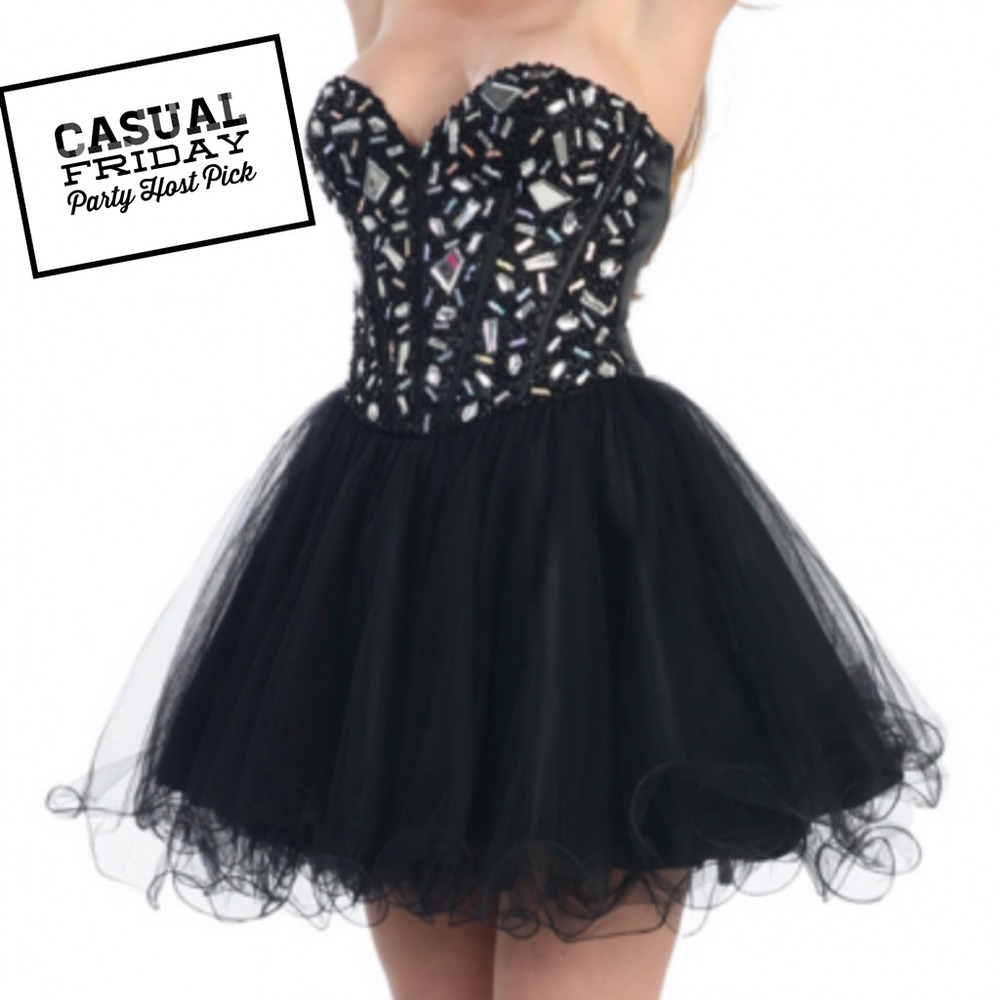 🎉HP🎉Short Black Cocktail Dress & Shoes